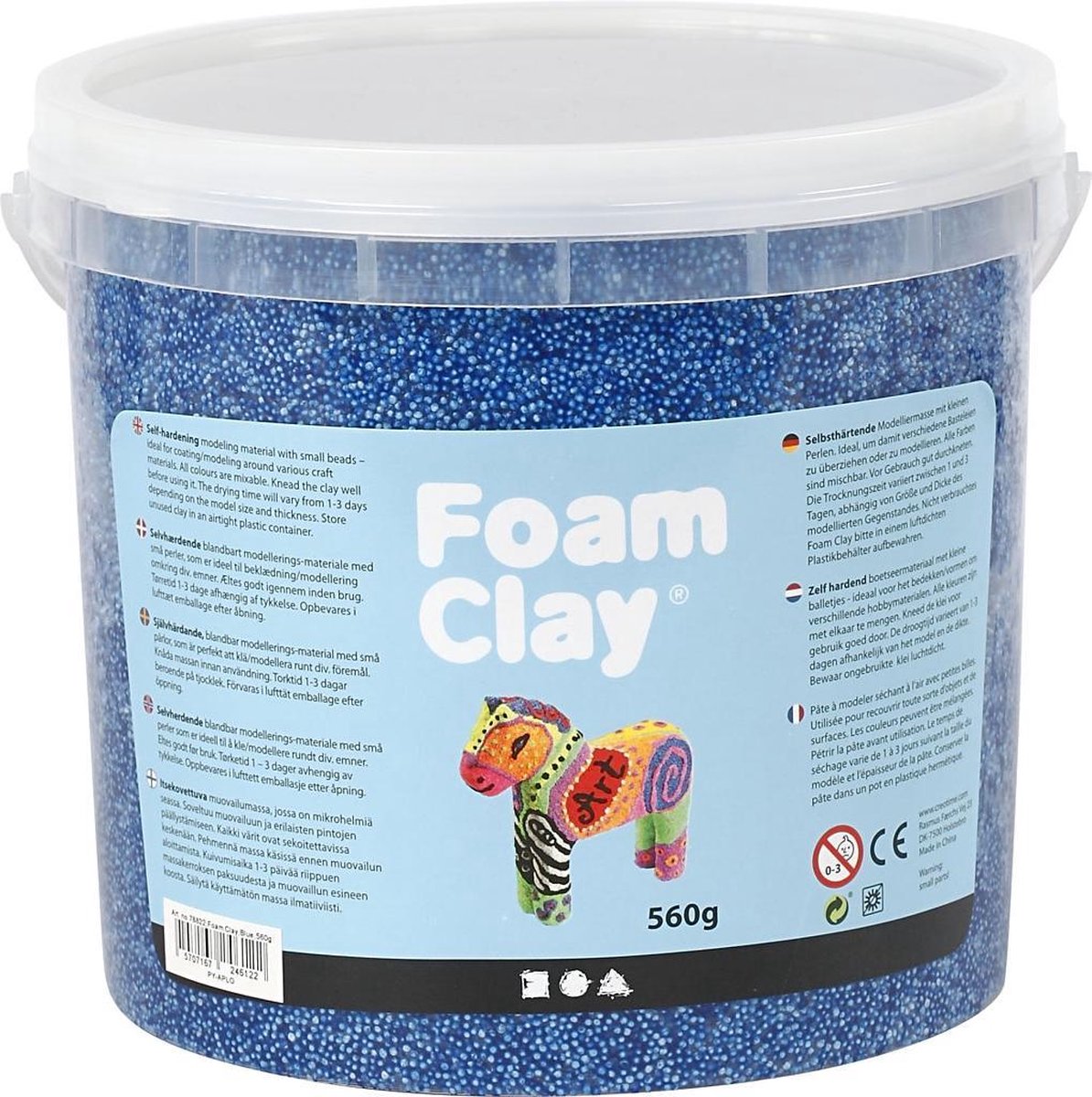 Foam Clay 560 gram - Blauw