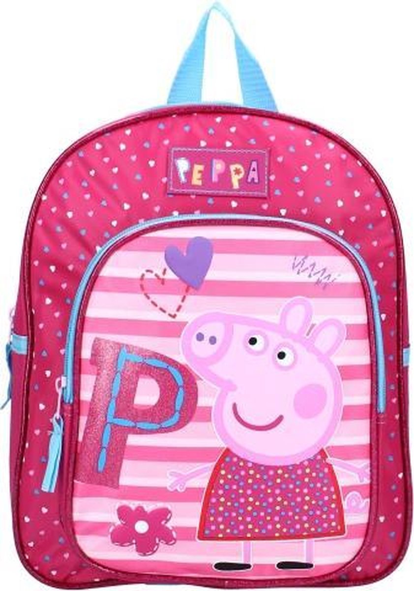 Nickelodeon rugzak Peppa Pig meisjes 31 x 25 x 9 fuchsia - Roze