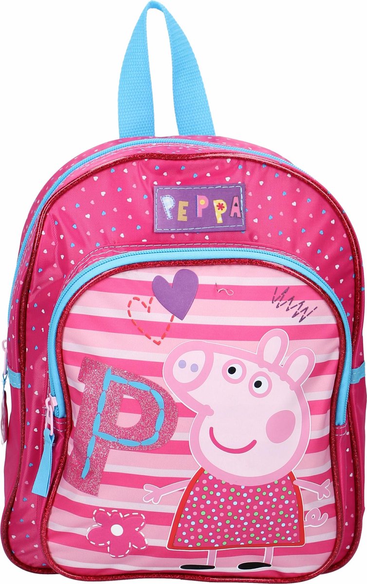Nickelodeon rugzak Peppa Pig meisjes 31 x 25 x 9 fuchsia - Roze