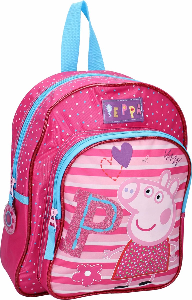 Nickelodeon rugzak Peppa Pig meisjes 31 x 25 x 9 fuchsia - Roze