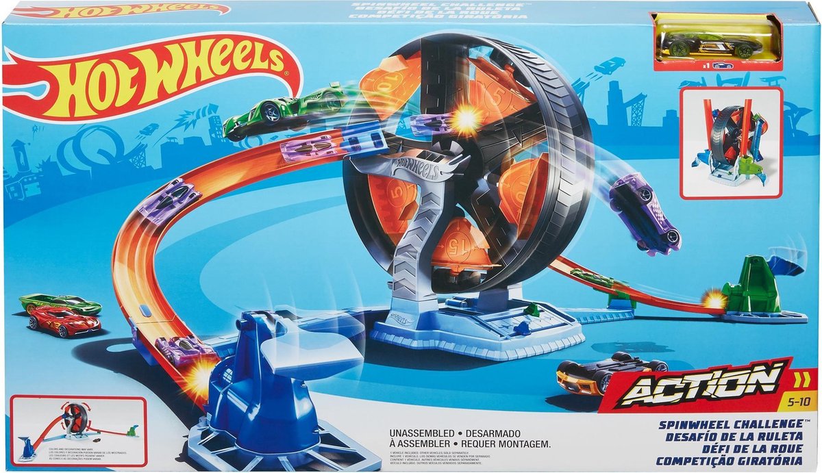 Hot Wheels racebaanset Action Spinwheel Challenge