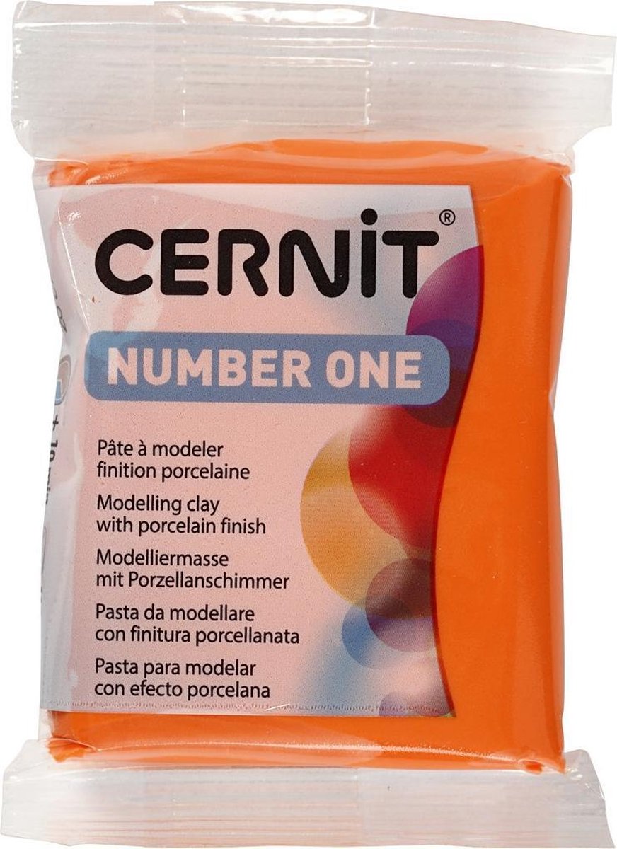 Cernit modelleerklei 56 gram (752) - Oranje