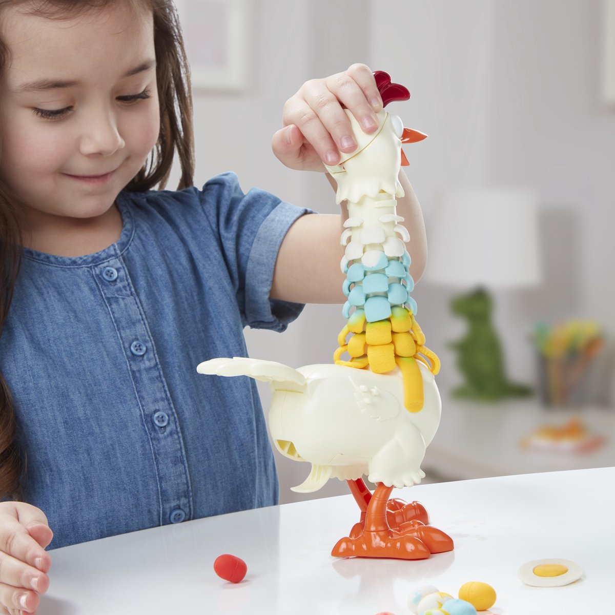 Hasbro Play Doh Animal Crew Kukele Kip kleiset 8 delig