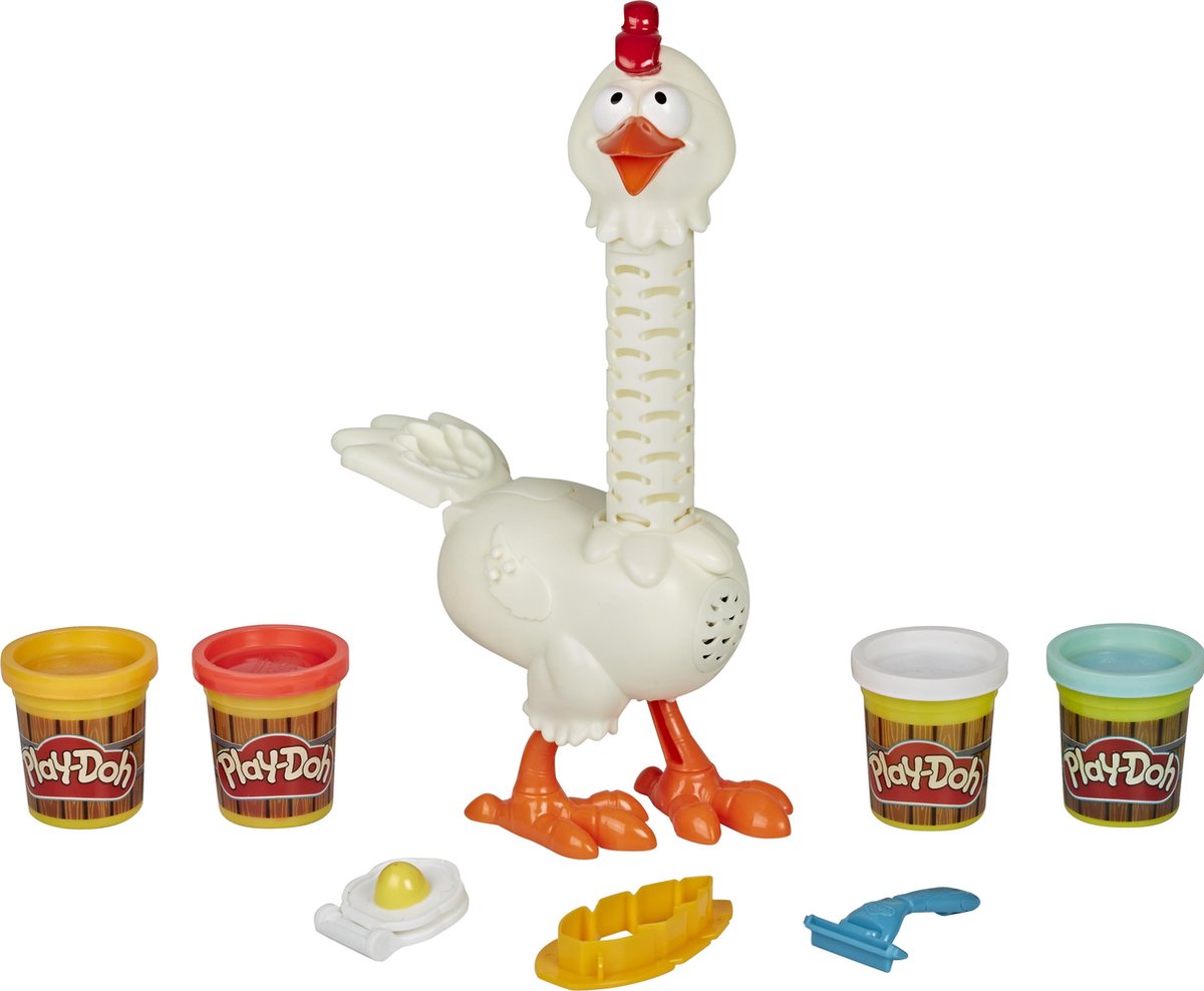 Hasbro Play Doh Animal Crew Kukele Kip kleiset 8 delig