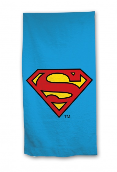 Marvel strandlaken Superman 140 x 70 cm - Blauw
