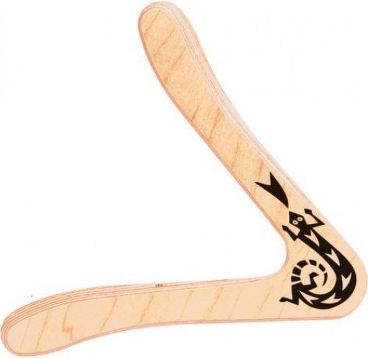 Günther Sirius boomerang 25 cm hout licht - Bruin