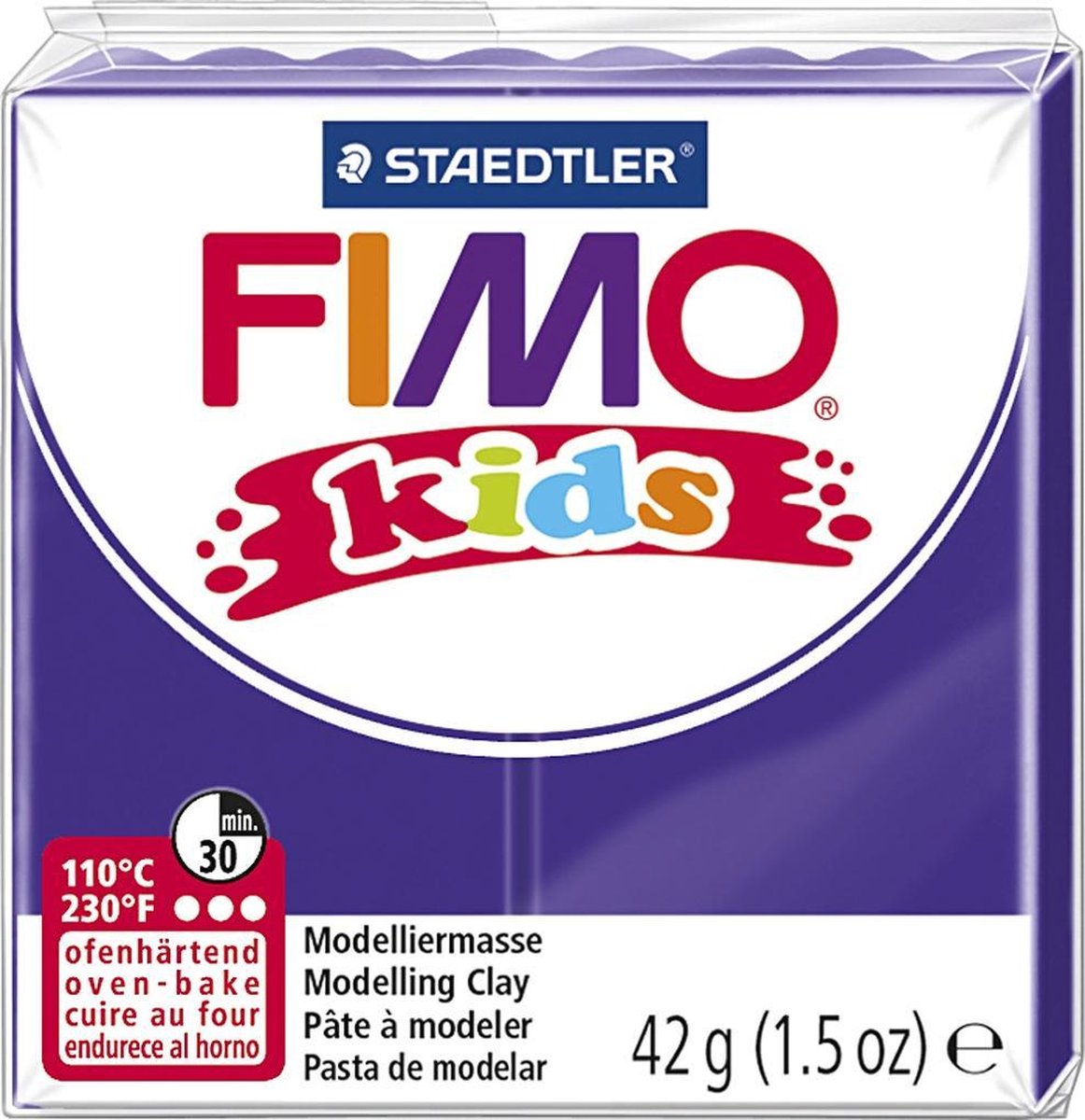 Staedtler Fimo Kids boetseerklei 42 gram - Paars