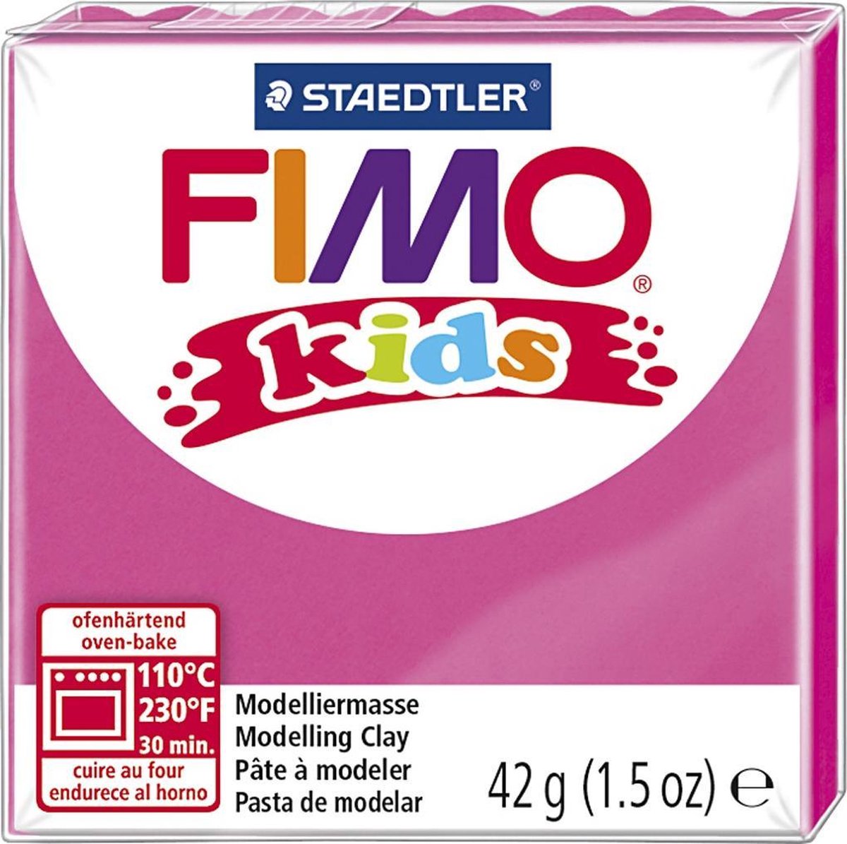 Staedtler Fimo Kids boetseerklei 42 gram - Roze