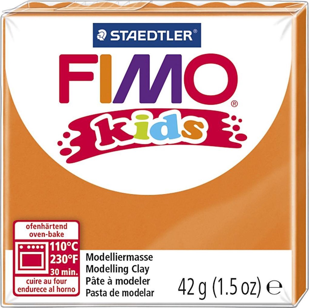 Staedtler Fimo Kids boetseerklei 42 gram - Oranje