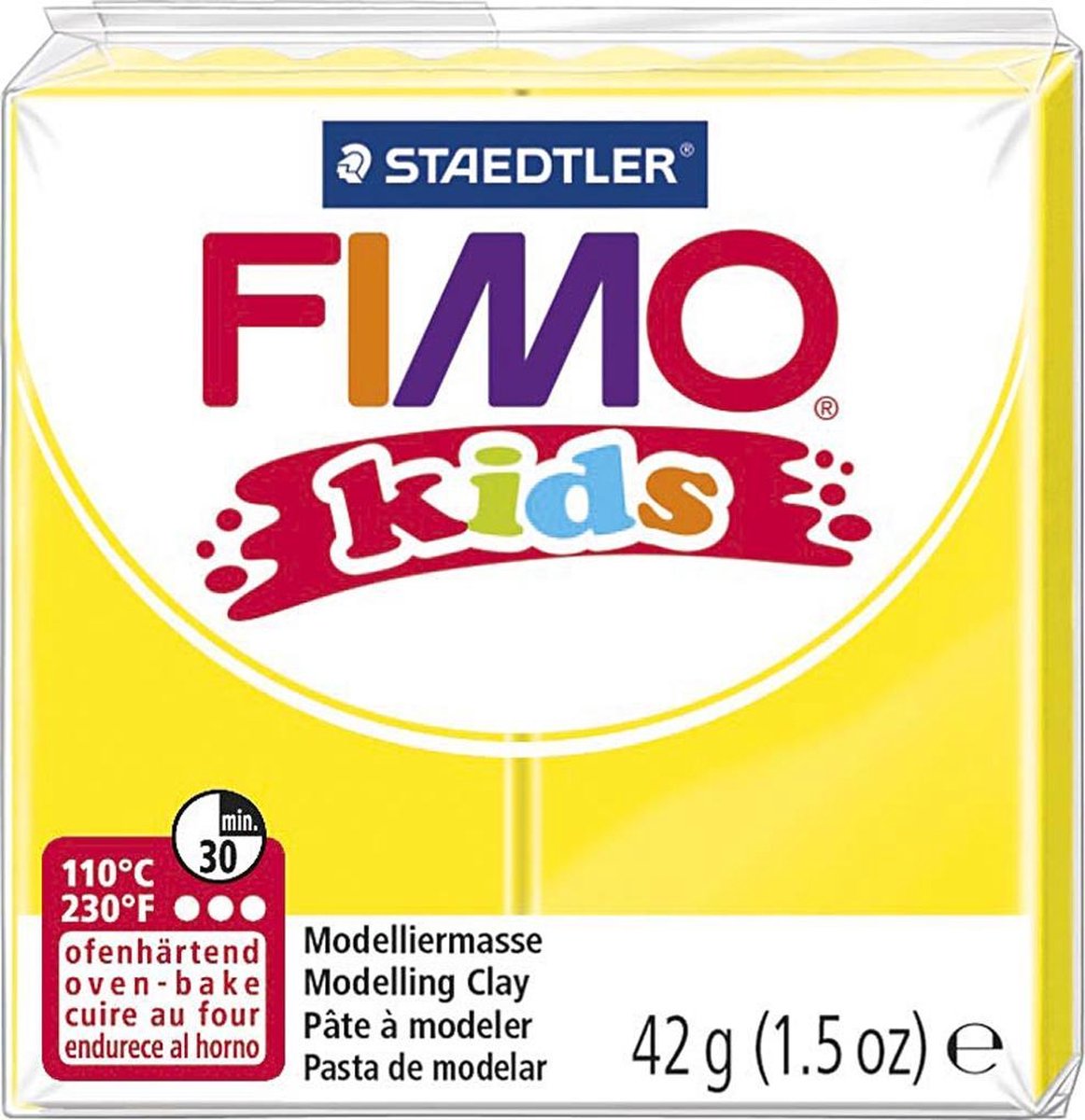 Staedtler Fimo Kids boetseerklei 42 gram - Geel