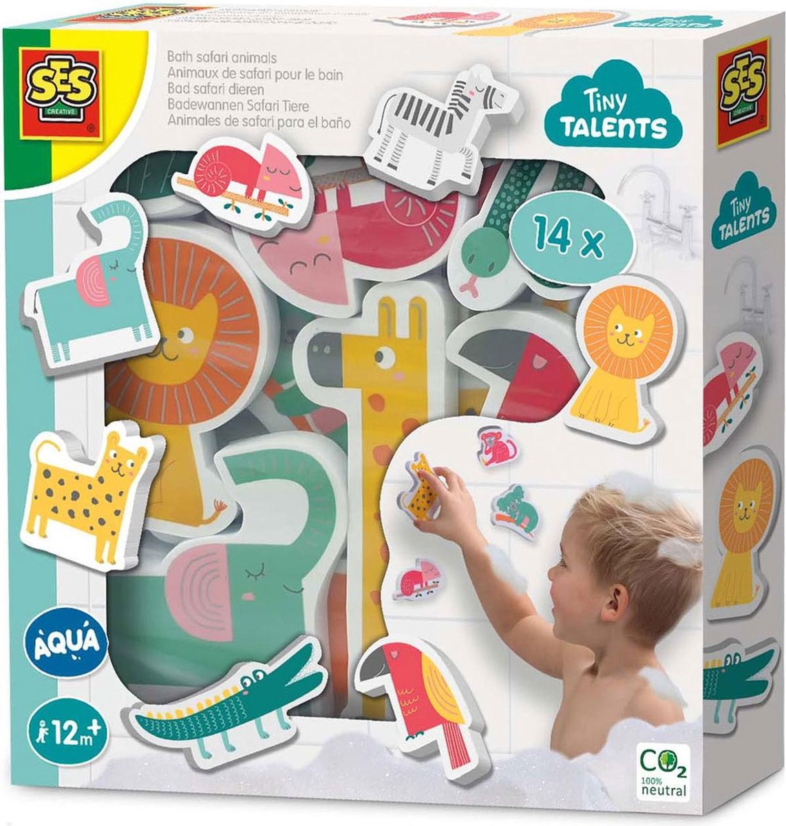 Ses baddieren Safari junior foam 14 delig