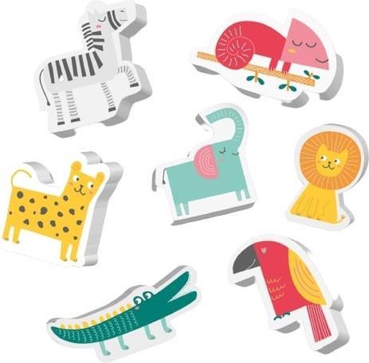 Ses baddieren Safari junior foam 14 delig