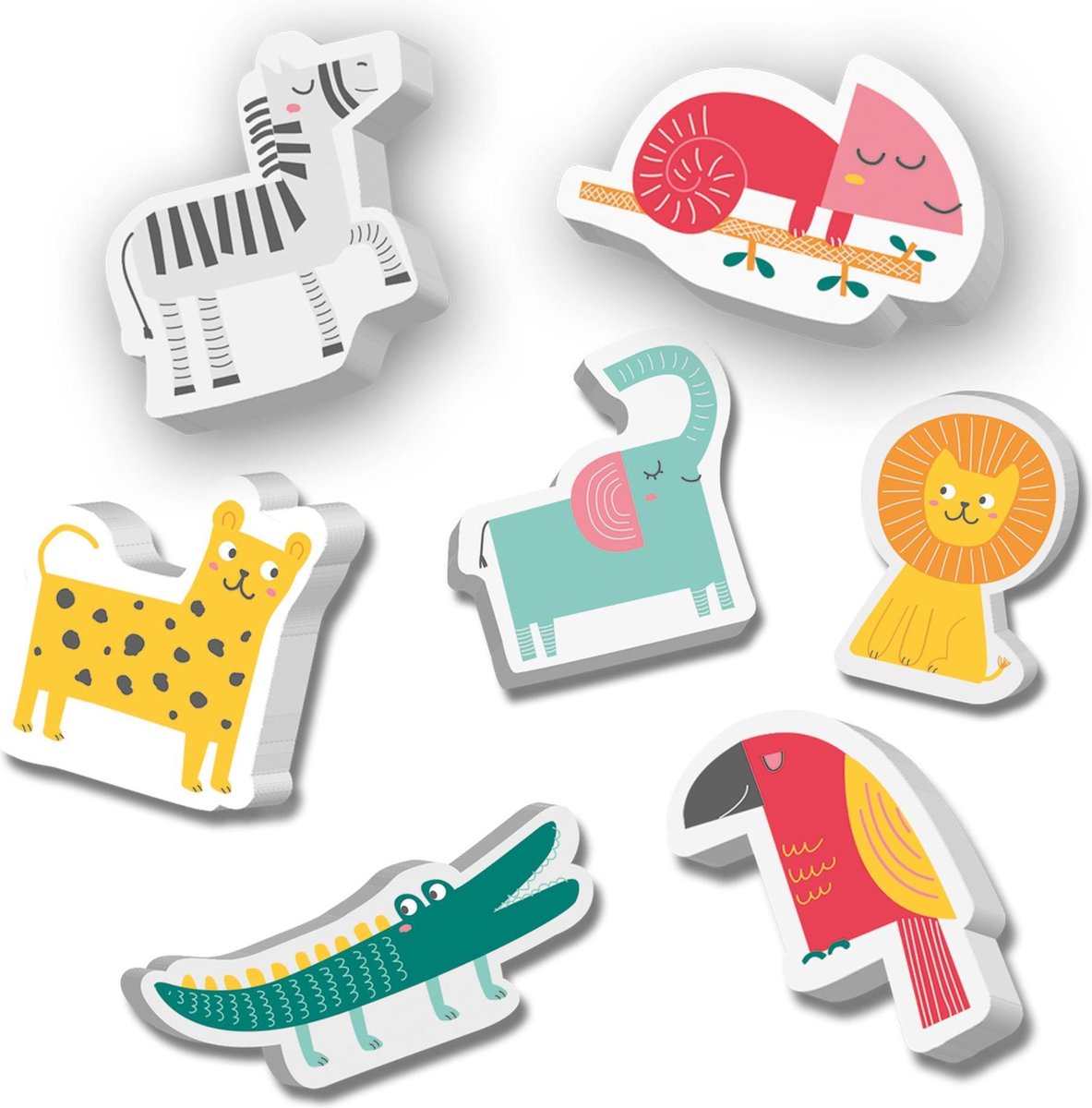 Ses baddieren Safari junior foam 14 delig