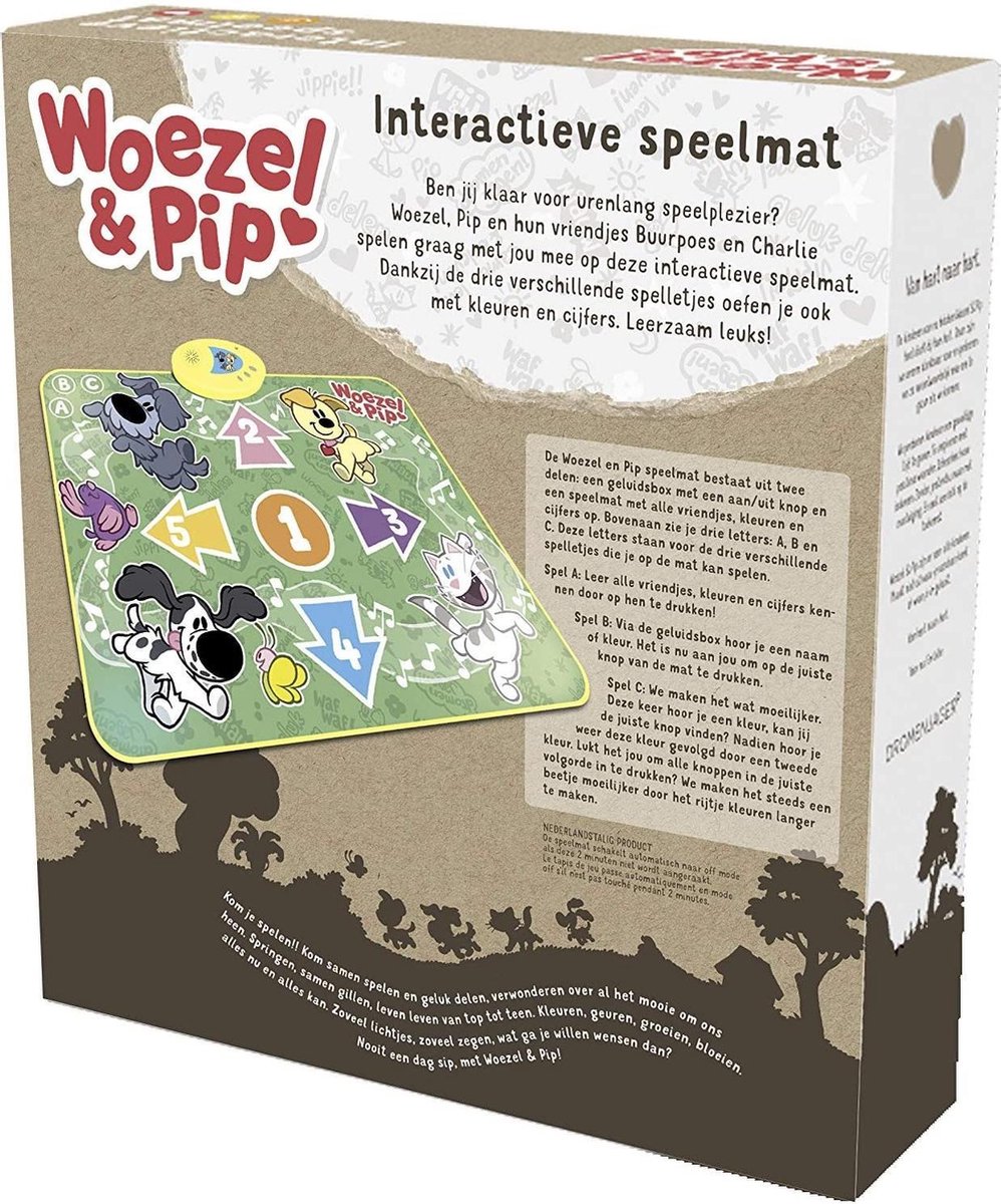 Studio 100 speelmat interactief Woezel & Pip junior 37 cm - Groen