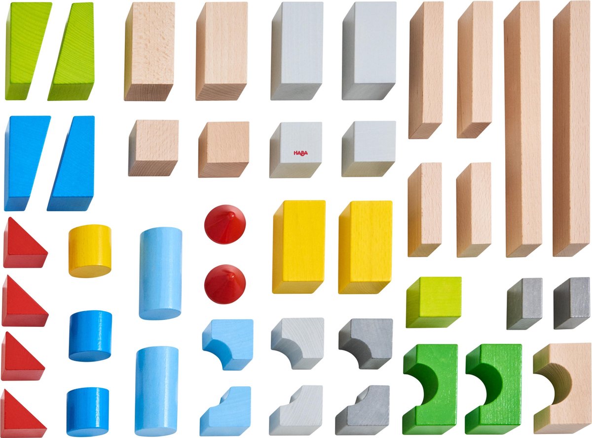 HABA bouwstenen junior hout 43 blokken