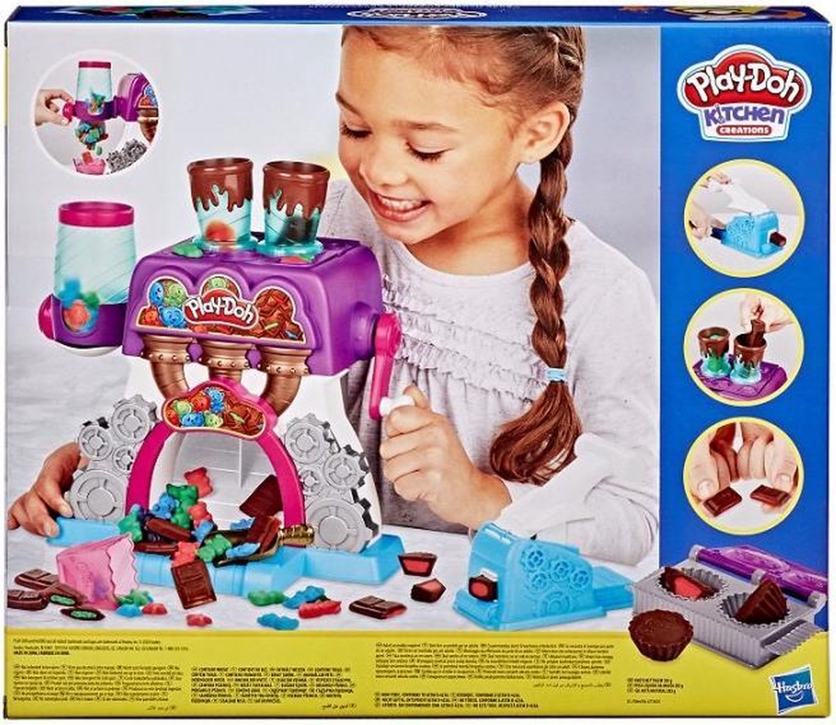 Hasbro Play Doh kleiset Candy Delight junior roze/blauw 13 delig