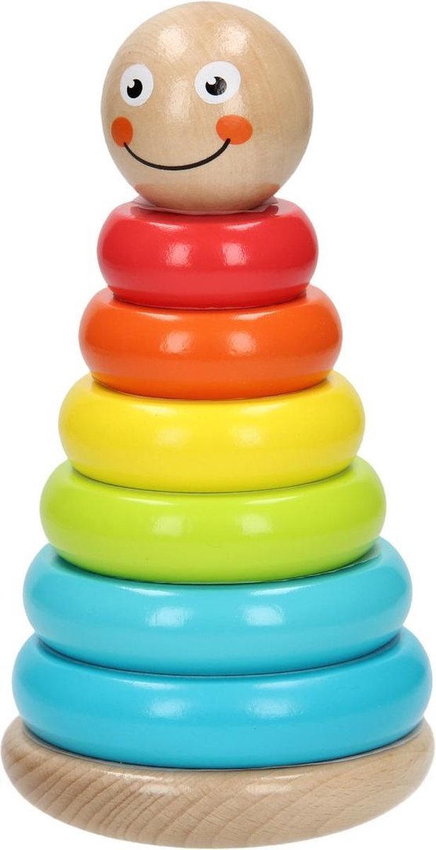 Joueco Jouéco Stapeltoren 7 delig 20 cm