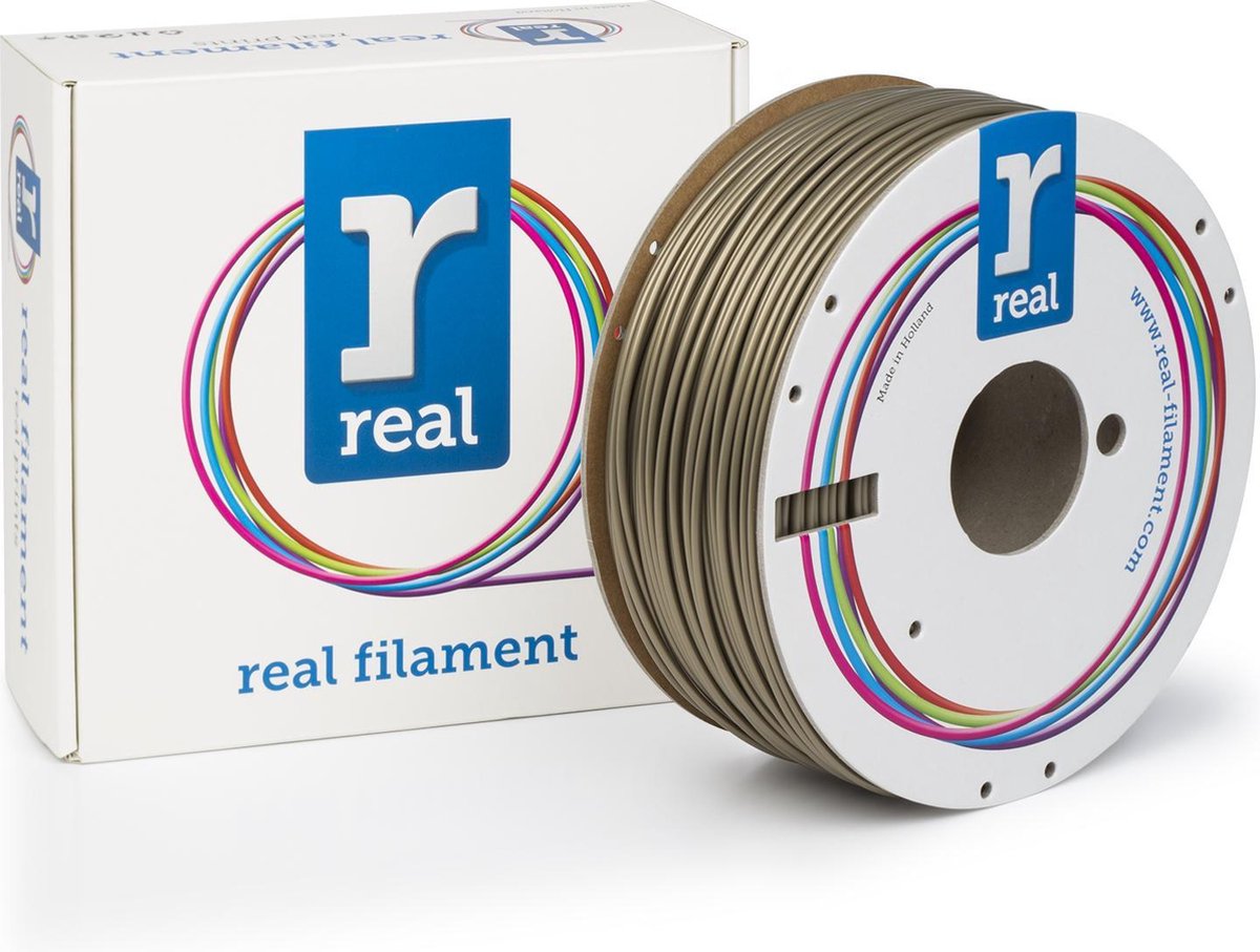 3D filamenten REAL Filament ABS goud 2.85mm (1kg)