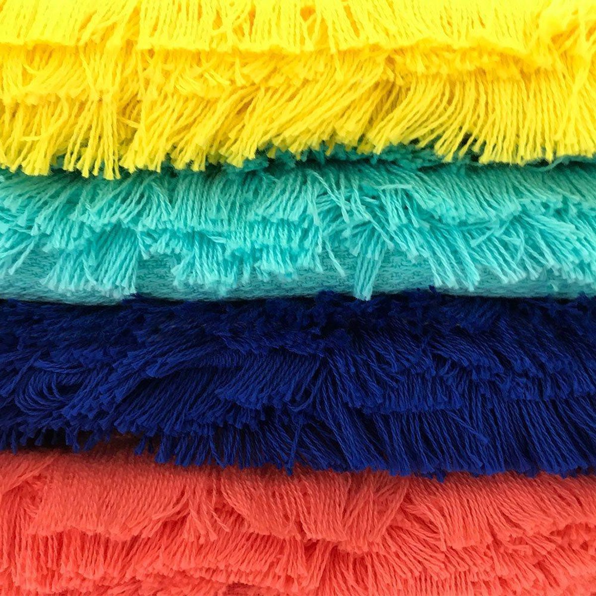 Ekobo strandlaken Go organisch katoen 200x100 cm zalmroze - Rood