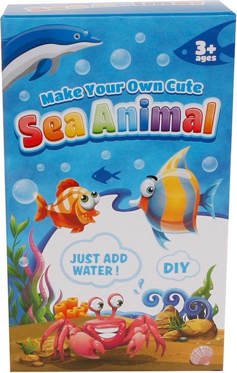 Toys Amsterdam maak je eigen zeediertje 2 delig junior - Paars