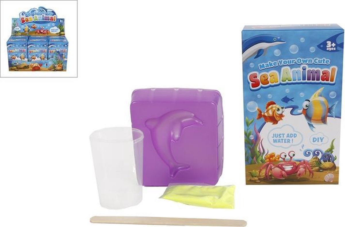 Toys Amsterdam maak je eigen zeediertje 2 delig junior - Paars
