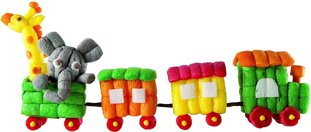 Playmais knutselset basis junior 14,5 cm plantaardig 150 stuks