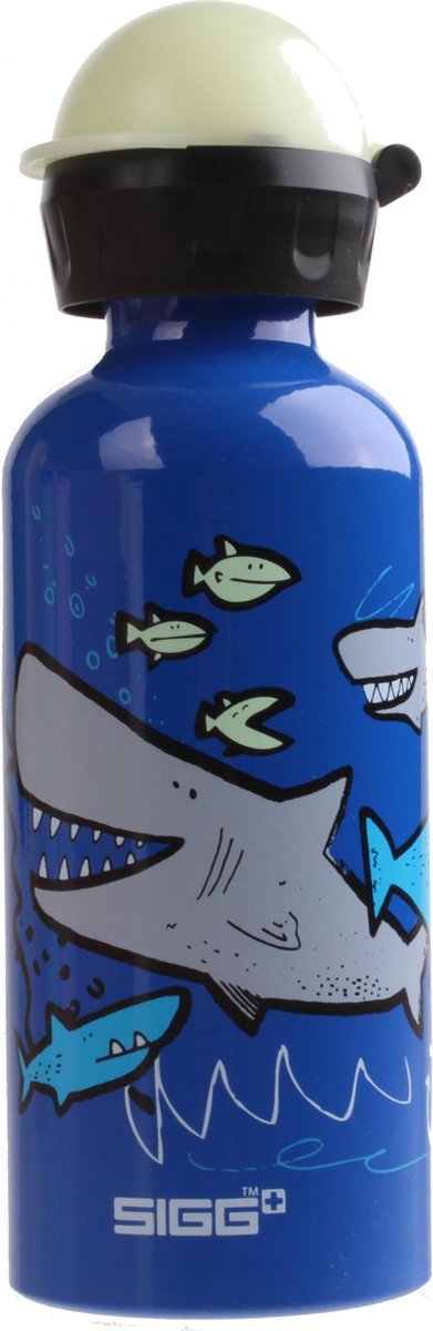 Sigg drinkbeker Sharkies jongens 0,4 liter aluminium - Blauw