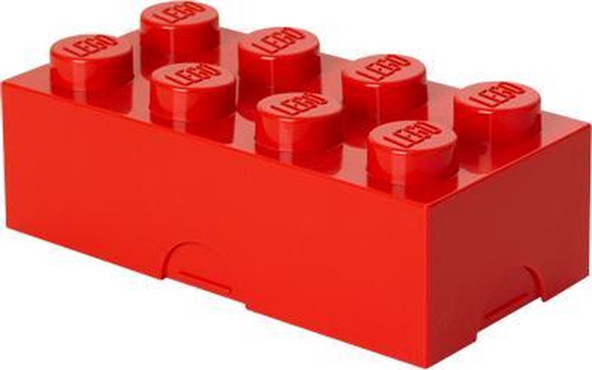 Room Copenhagen LEGO btrommel Brick 8 junior 20 x 10 x 7,5 cm PP - Rood