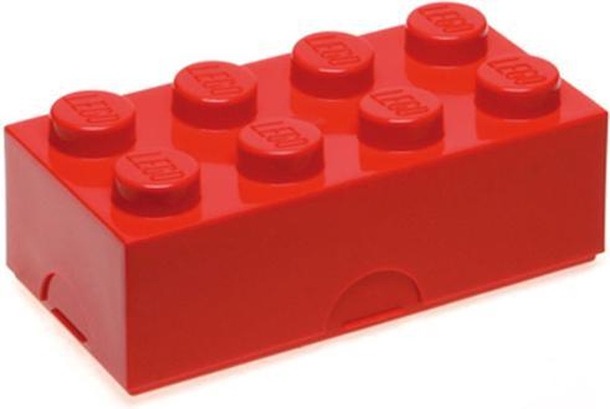 Room Copenhagen LEGO btrommel Brick 8 junior 20 x 10 x 7,5 cm PP - Rood