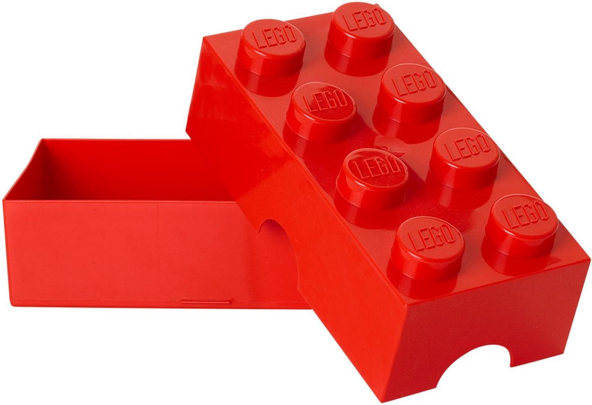Room Copenhagen LEGO btrommel Brick 8 junior 20 x 10 x 7,5 cm PP - Rood