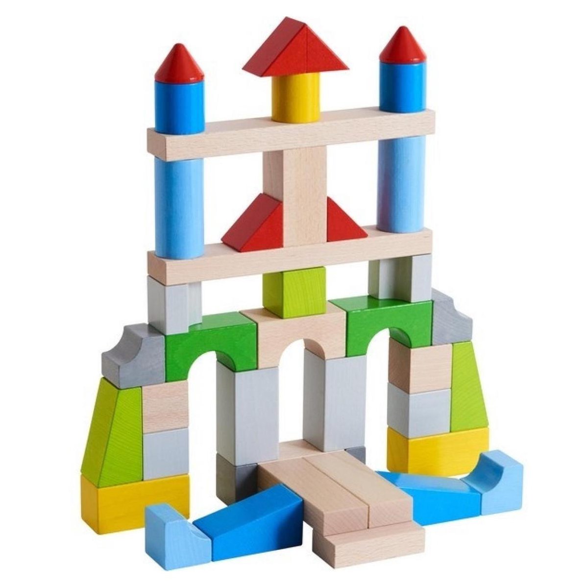 HABA bouwstenen junior hout 28 blokken