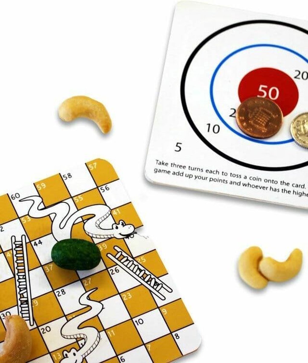 Suck UK bierviltspel 9,2 cm karton wit/zwart 30 delig