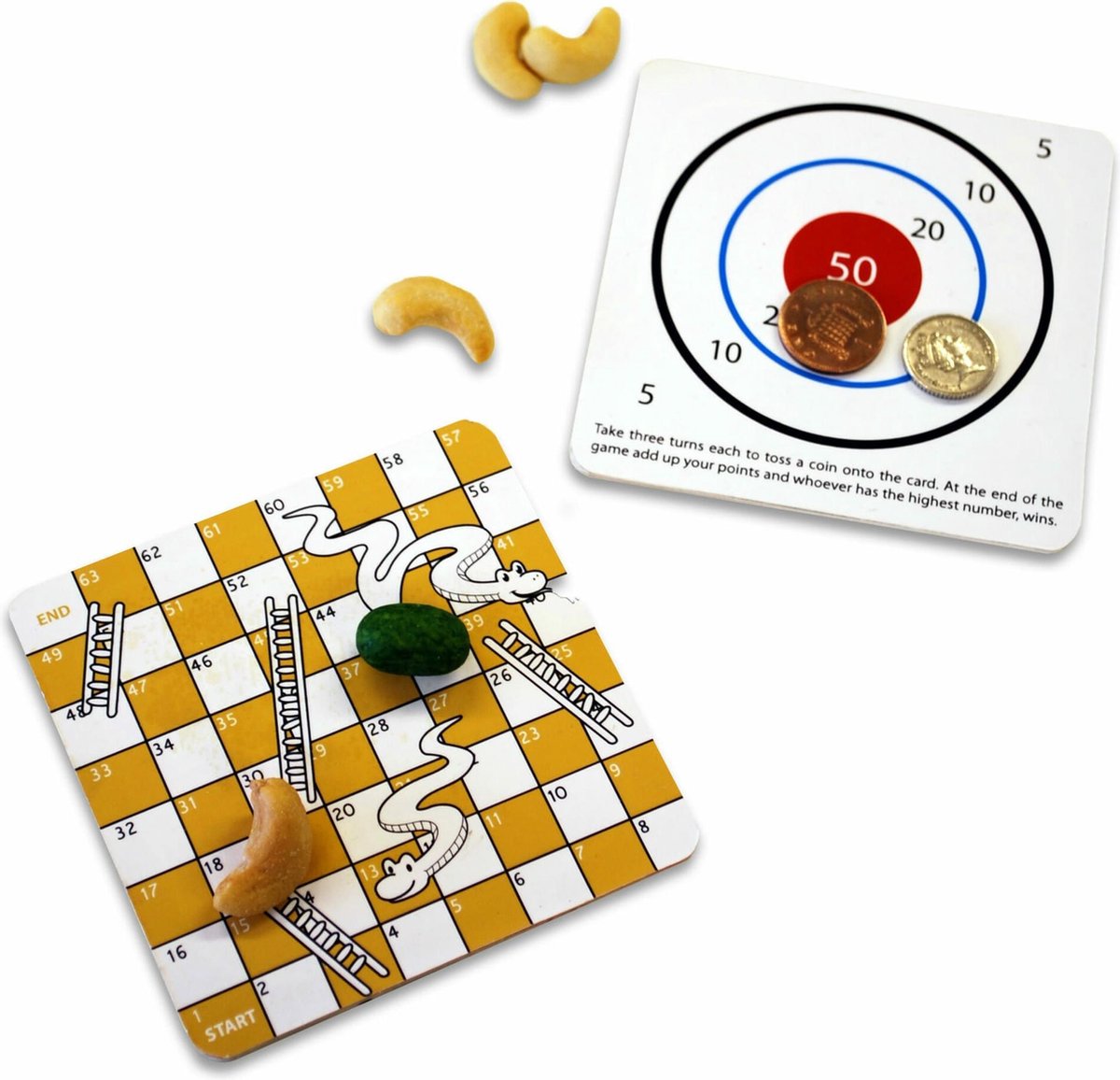 Suck UK bierviltspel 9,2 cm karton wit/zwart 30 delig