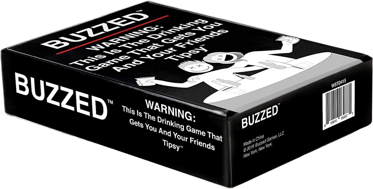 Megableu drinkspel Buzzed (en) - Zwart