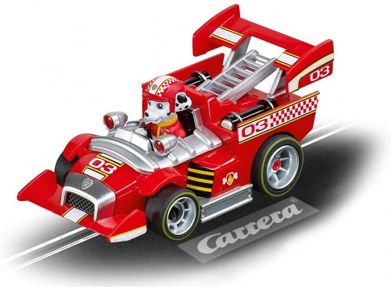 Carrera racebaanauto PAW Patrol Ready Race Rescue Marshall 1:43 - Rood