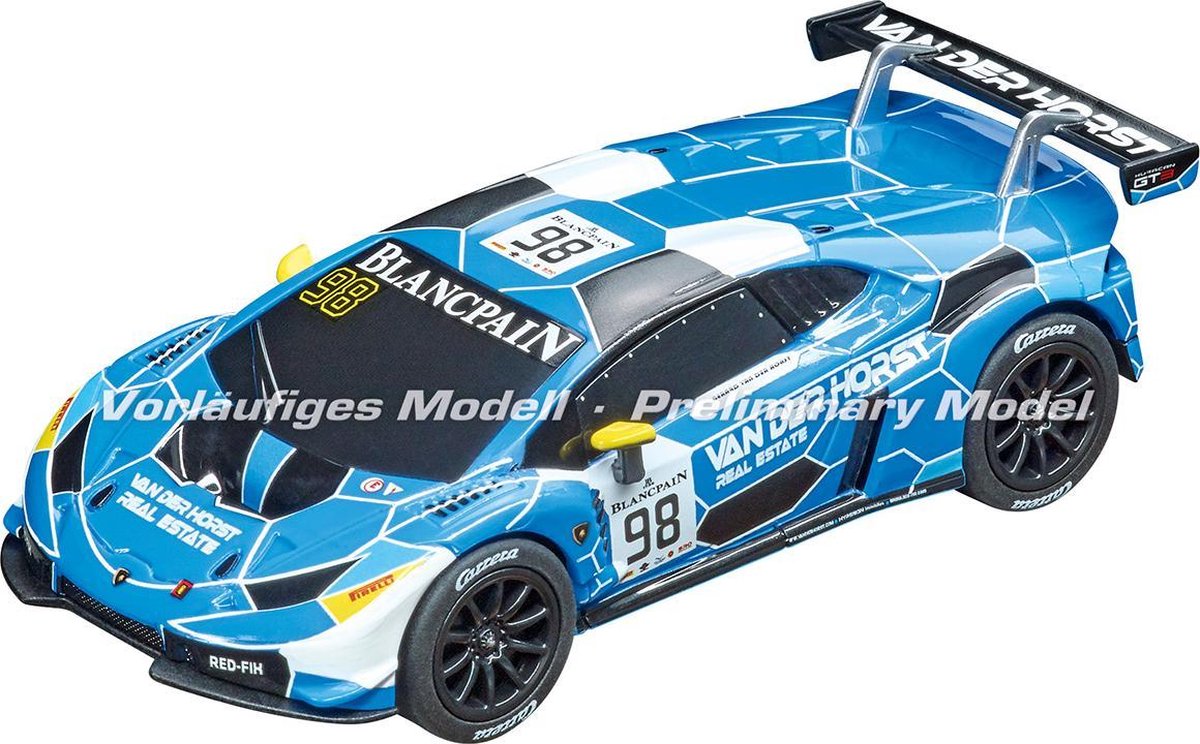 Carrera racebaanauto Go!!! Lamborghini Huracán GT3 No.98 1:43 - Blauw