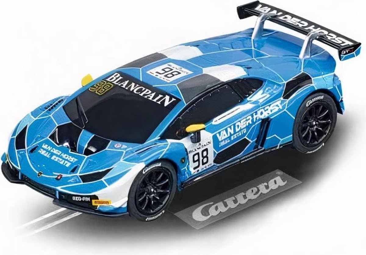 Carrera racebaanauto Go!!! Lamborghini Huracán GT3 No.98 1:43 - Blauw