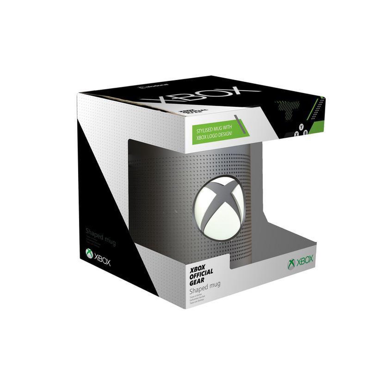 Paladone mok XBox 450 ml keramiek 300 gram/wit - Zwart