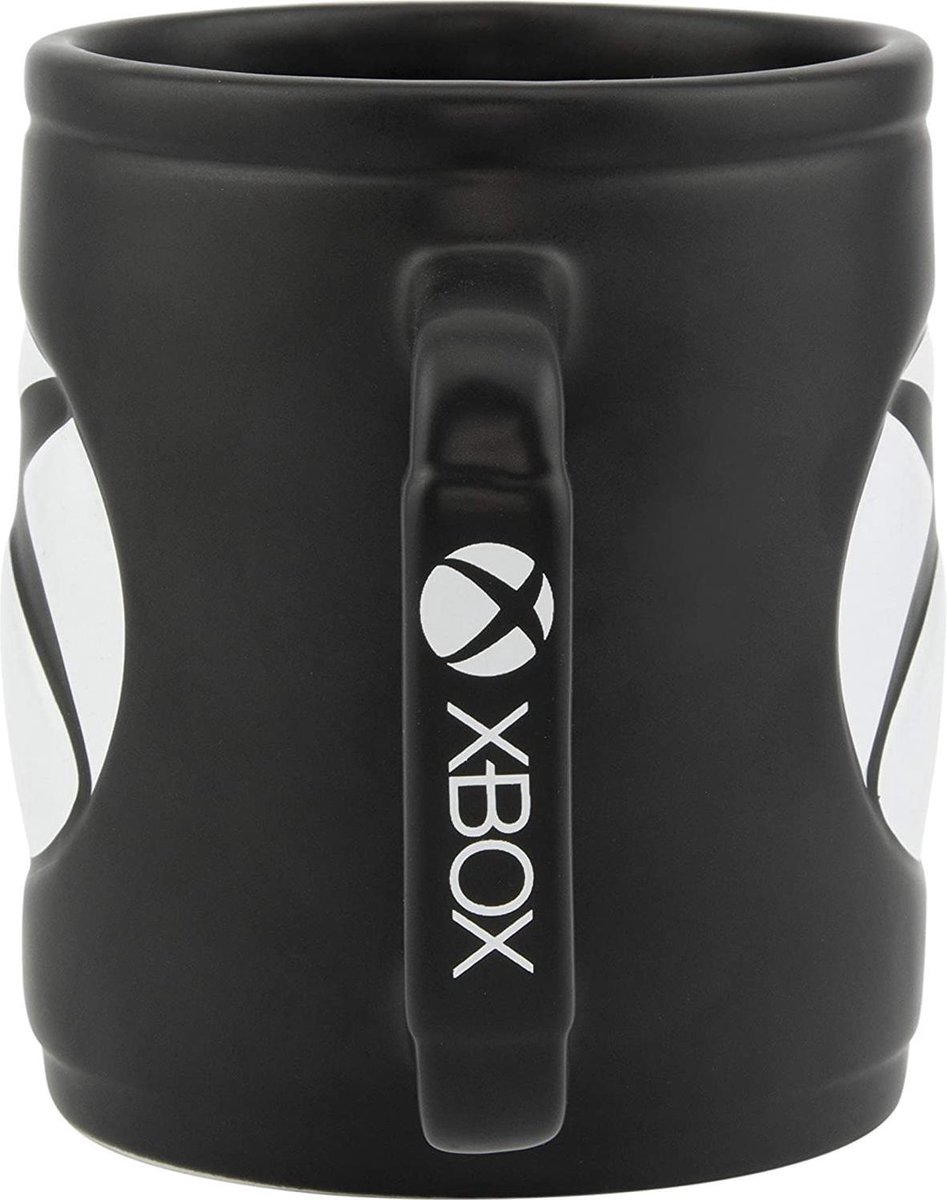 Paladone mok XBox 450 ml keramiek 300 gram/wit - Zwart