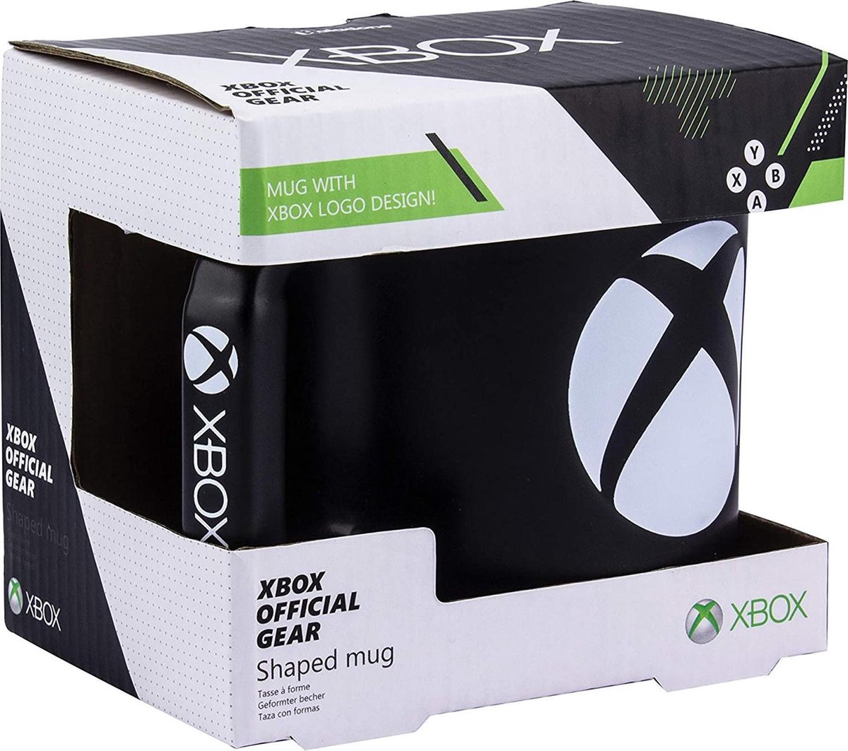 Paladone mok XBox 450 ml keramiek 300 gram/wit - Zwart