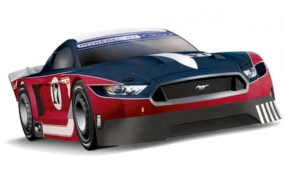 Carrera racebaanauto Digital 132 Ford Mustang GTY No. 17 1:32 - Blauw