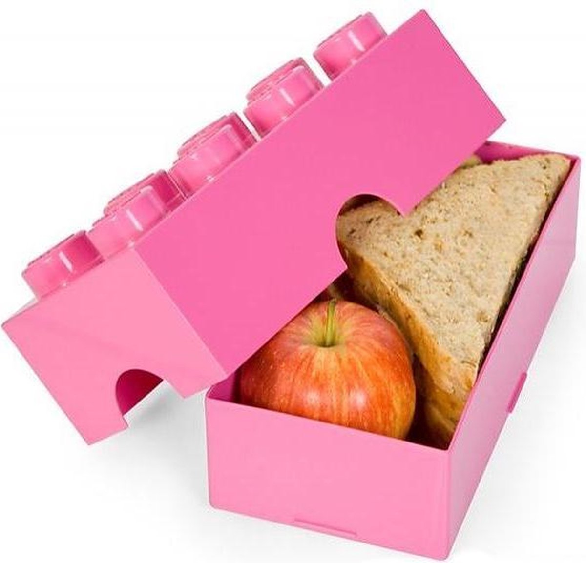 Lego broodtrommel Brick 8 junior 20 x 10 x 7,5 cm PP - Roze