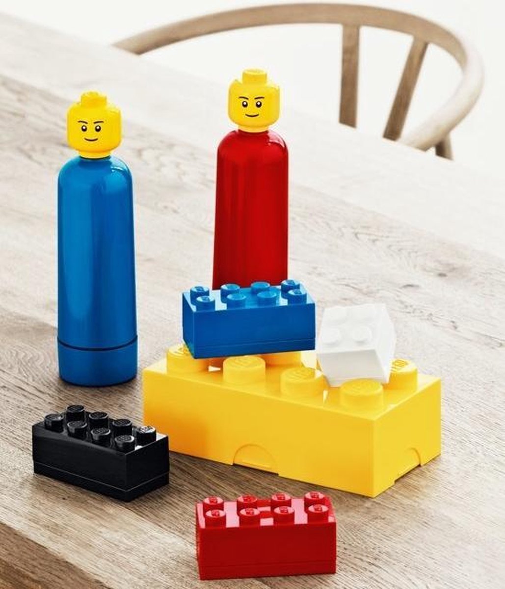 Lego broodtrommel Brick 8 junior 20 x 10 x 7,5 cm PP - Roze