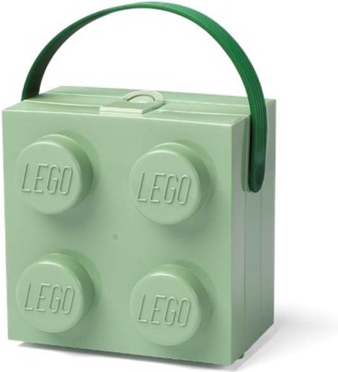 Lego lunchbox Brick 4 junior 17 x 17 x 12 cm - Groen