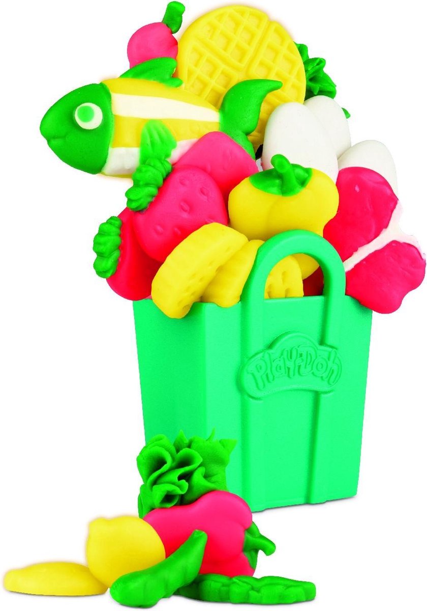 Hasbro Play Doh kleiset met kassa junior 28 cm 16 delig