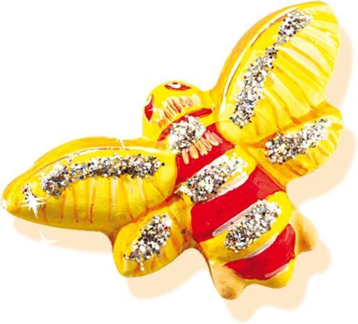 Ses gips gieten en schilderen Vlinders junior 4 delig