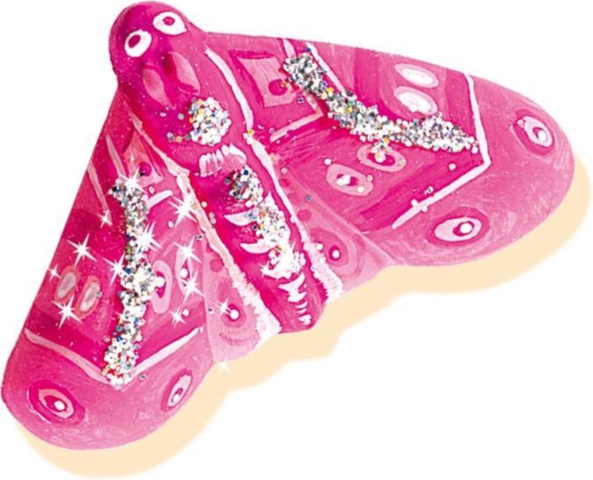 Ses gips gieten en schilderen Vlinders junior 4 delig