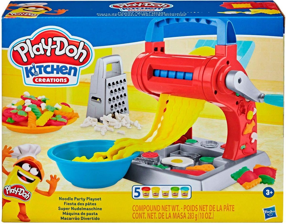 Play doh pastamachine kitchen creations klei 15 delig