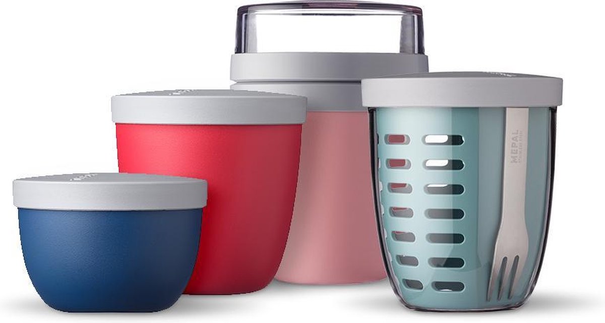 Rosti Mepal lunchpot Ellipse 700 ml polypropyleen blauw/grijs