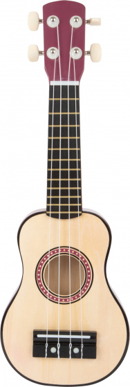 Small Foot ukelele junior 44 x 14 cm hout - Bruin